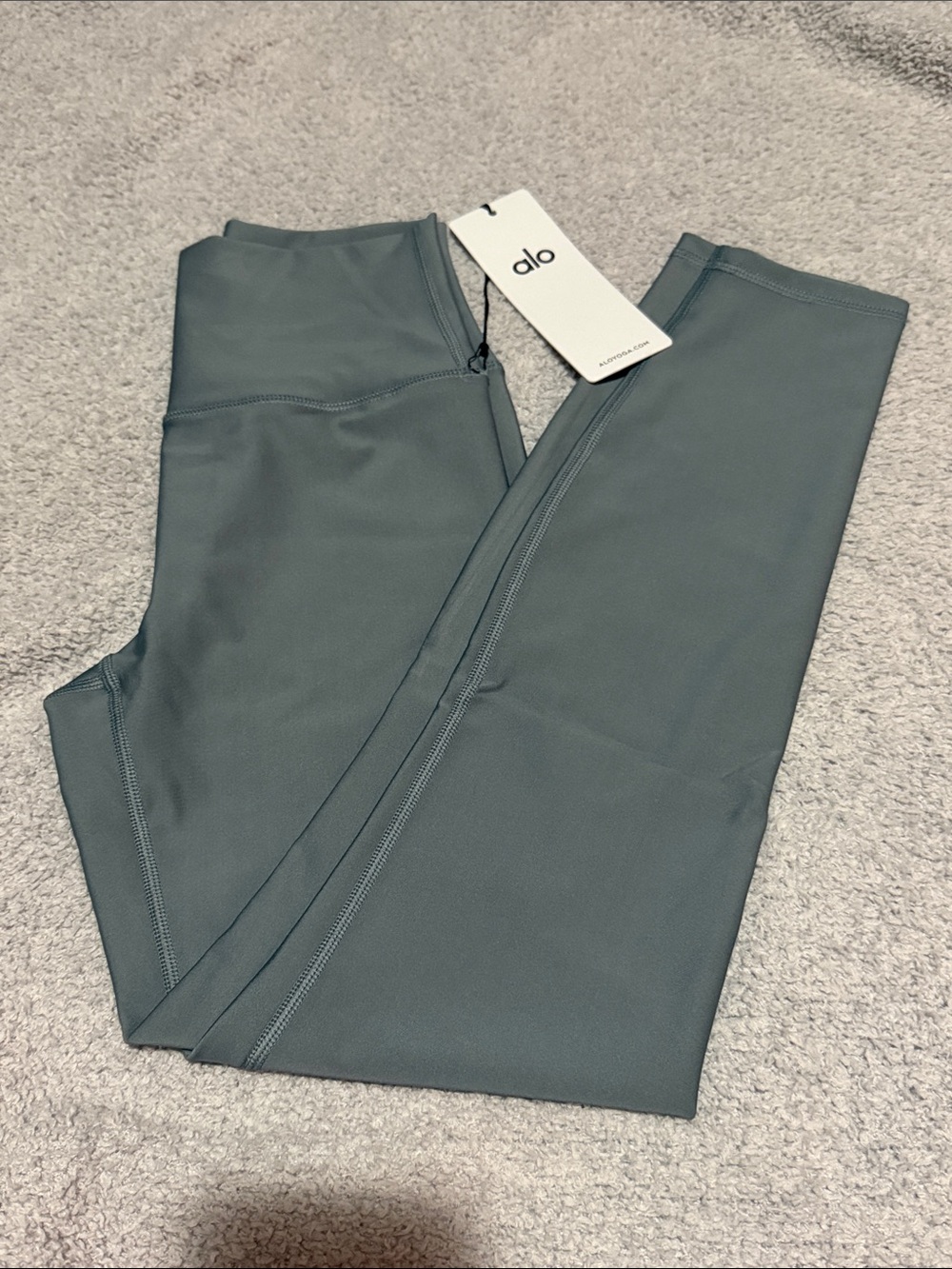 ALO Yoga 7/8 high-waist airlift legging Small steel grey